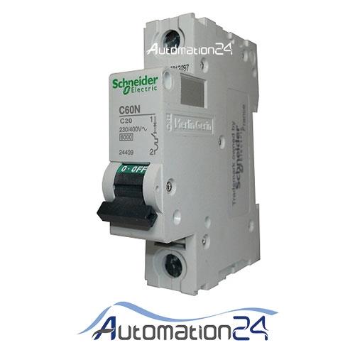 کلید مینیاتوری اشنایدر تکفاز 20 آمپر تیپ C